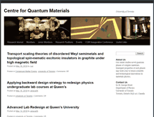Tablet Screenshot of cqm-uoft.ca
